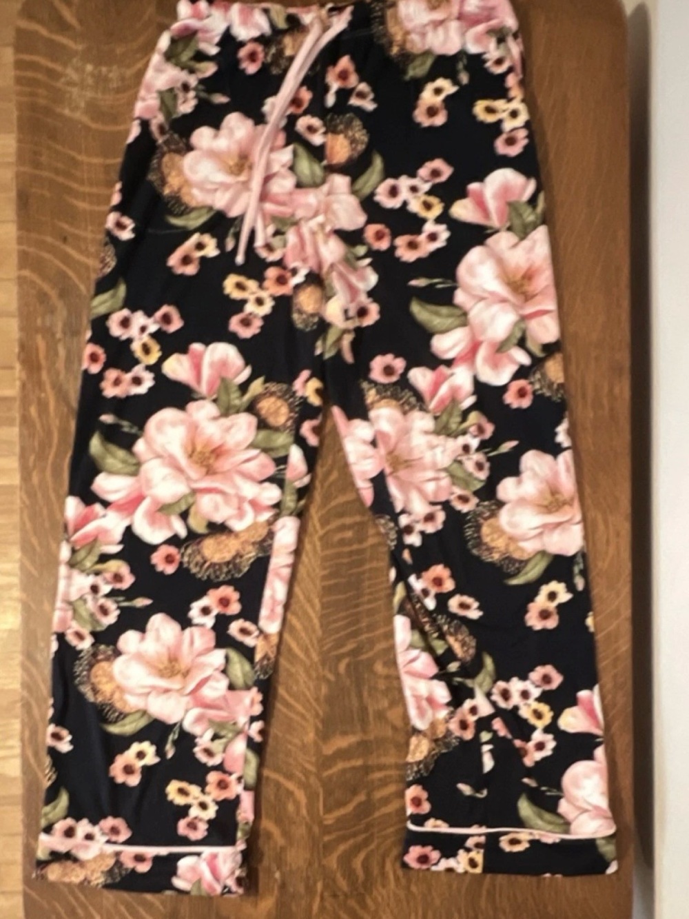 Blossom-Print Pink Floral Pajama Set by Room Service - Picture 4 of 4